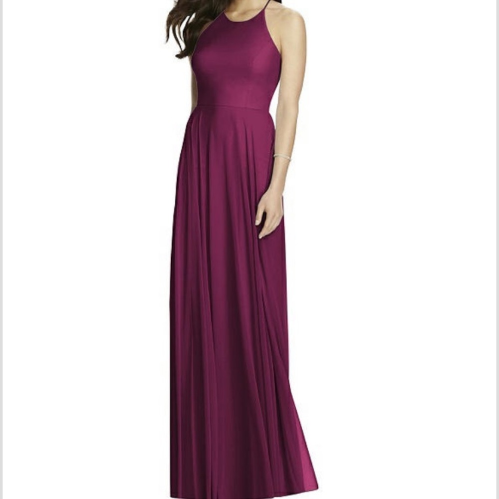 Dessy bridesmaid dress 2988 Ruby (berry color)